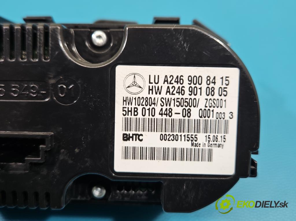 Mercedes A W176 2012-2018 1.5 CDI 109 HP manual 80 kW 1461 cm3 5- panel kúrenia A2469008415