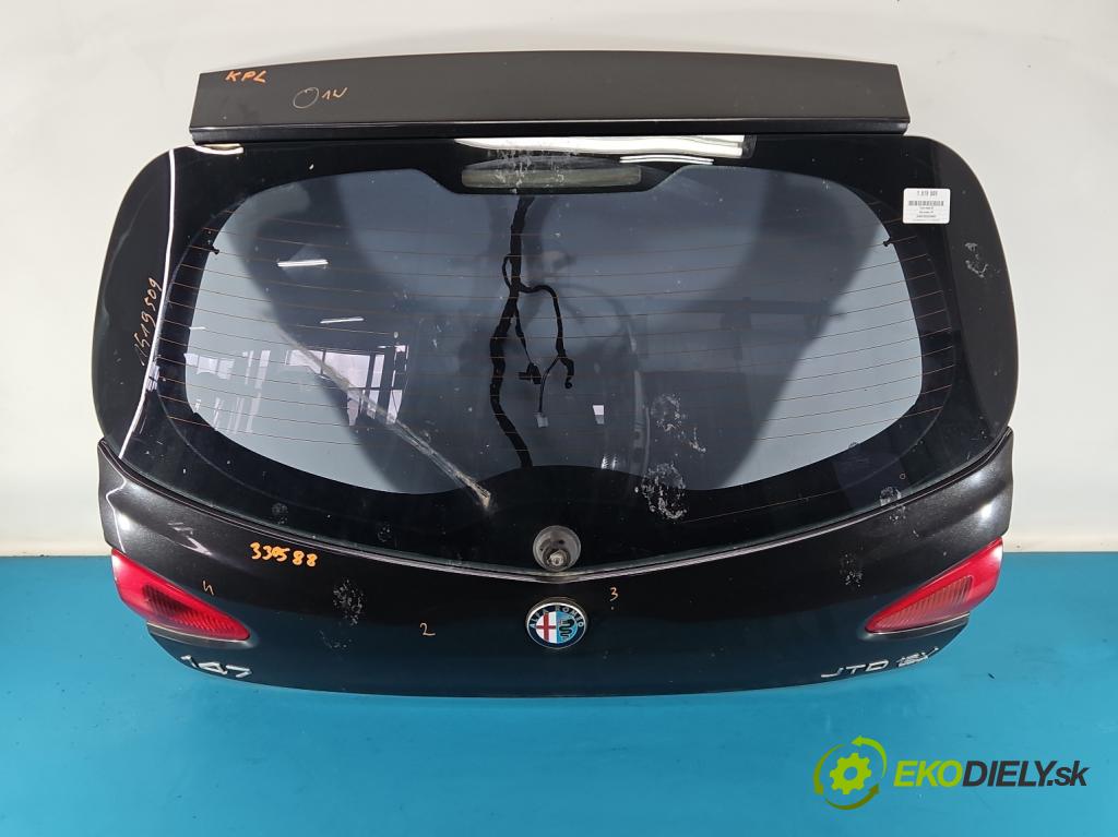 Alfa romeo 147 1.9 JTD 140 hp manual 103 kW 1910 cm3 5- zadní kufrové dveře  (Zadní kapota (kufr))