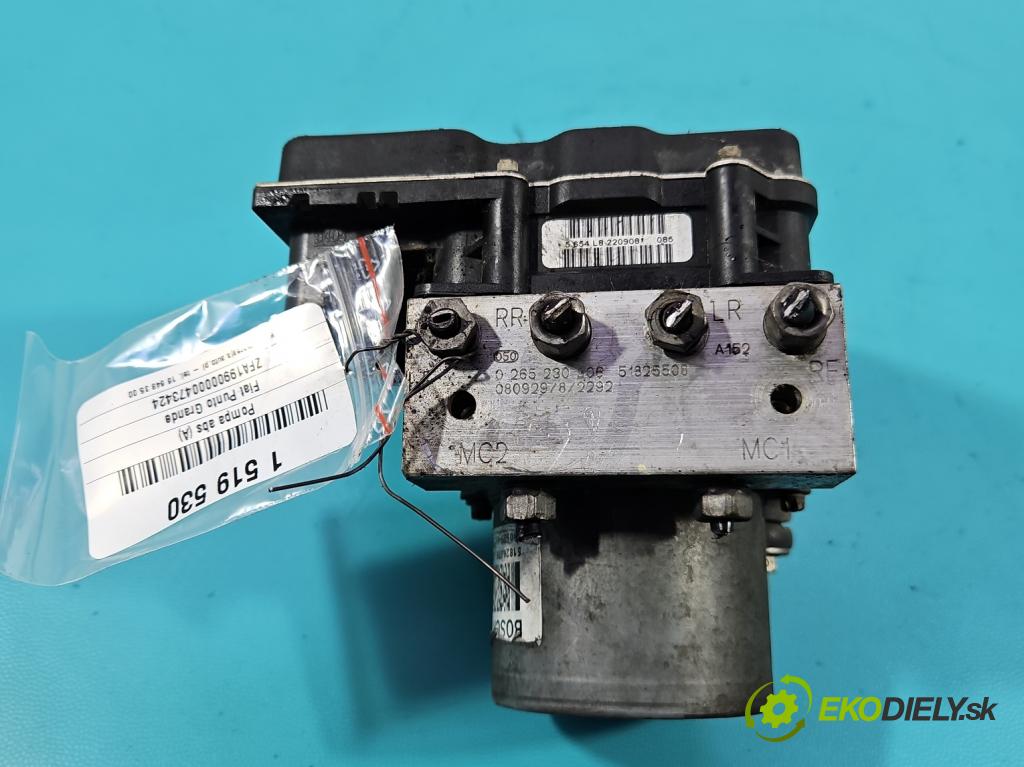 Fiat Punto Grande 1.3 JTD 90 HP manual 66 kW 1248 cm3 3- čerpadlo abs 0265230306 (Pumpa ABS)