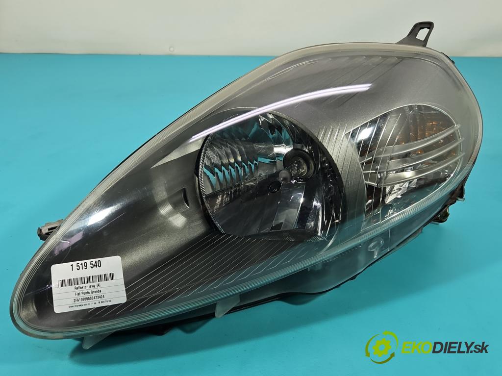 Fiat Punto Grande 1.3 JTD 90 HP manual 66 kW 1248 cm3 3- Reflektor: ľavý  (Kľučka dverí ostatné)