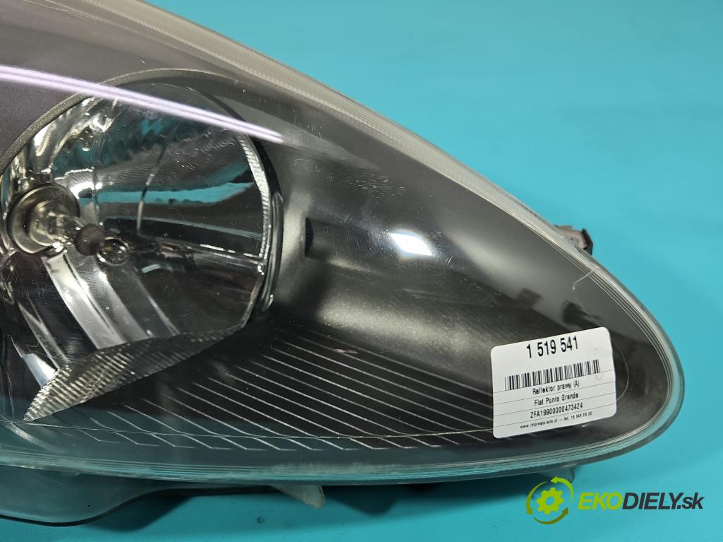 Fiat Punto Grande 1.3 JTD 90 HP manual 66 kW 1248 cm3 3- Reflektor: pravý  (Svetlo predné pravé)