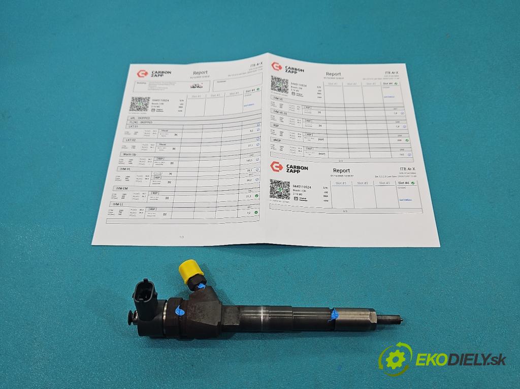 Fiat Tipo II 2015- 1.6 jtd (55260384) 120 HP manual 88 kW 1598 cm3 5- vstrek 0445110524 (Vstrekovač paliva)