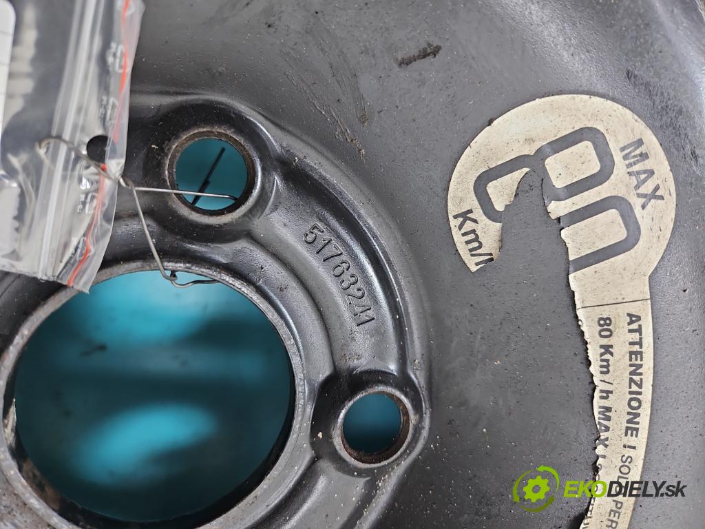 Fiat Punto Grande 1.3 JTD 90 hp manual 66 kW 1248 cm3 3- kolo náhradní 15"