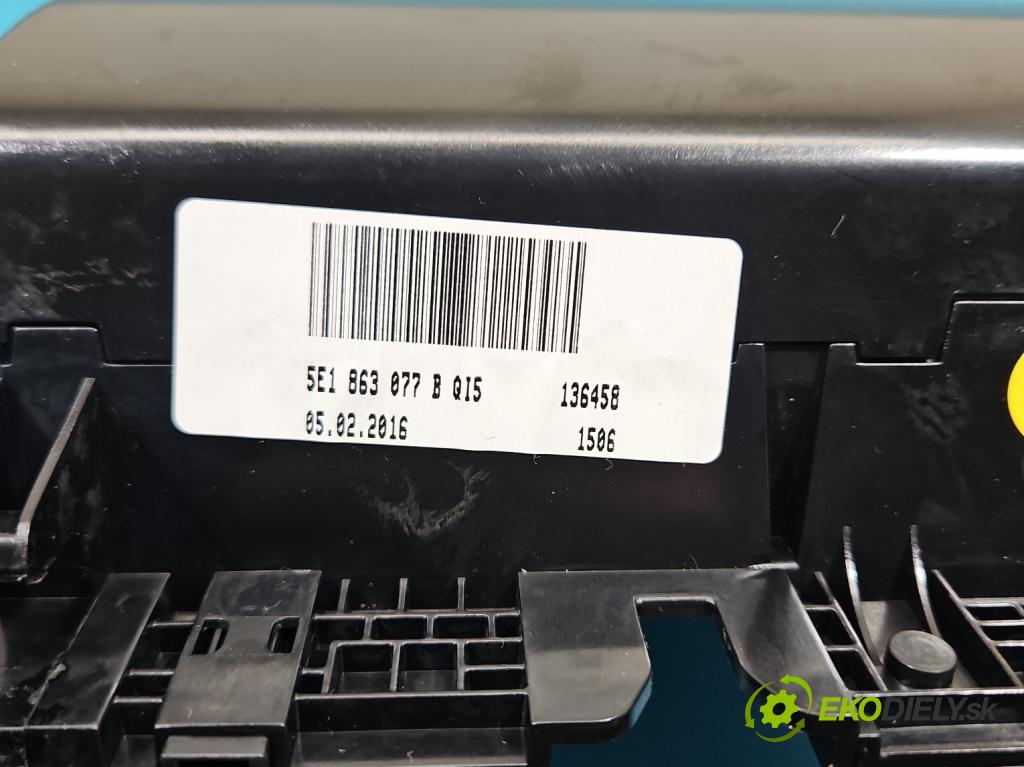 Skoda Octavia III 2013- 1.6 tdi 110 HP manual 81 kW 1598 cm3 5- kastlík 5E1863077B