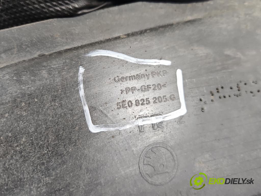 Skoda Octavia III 2013- 1.6 tdi 110 HP manual 81 kW 1598 cm3 5- kryt plast 5E0825205G