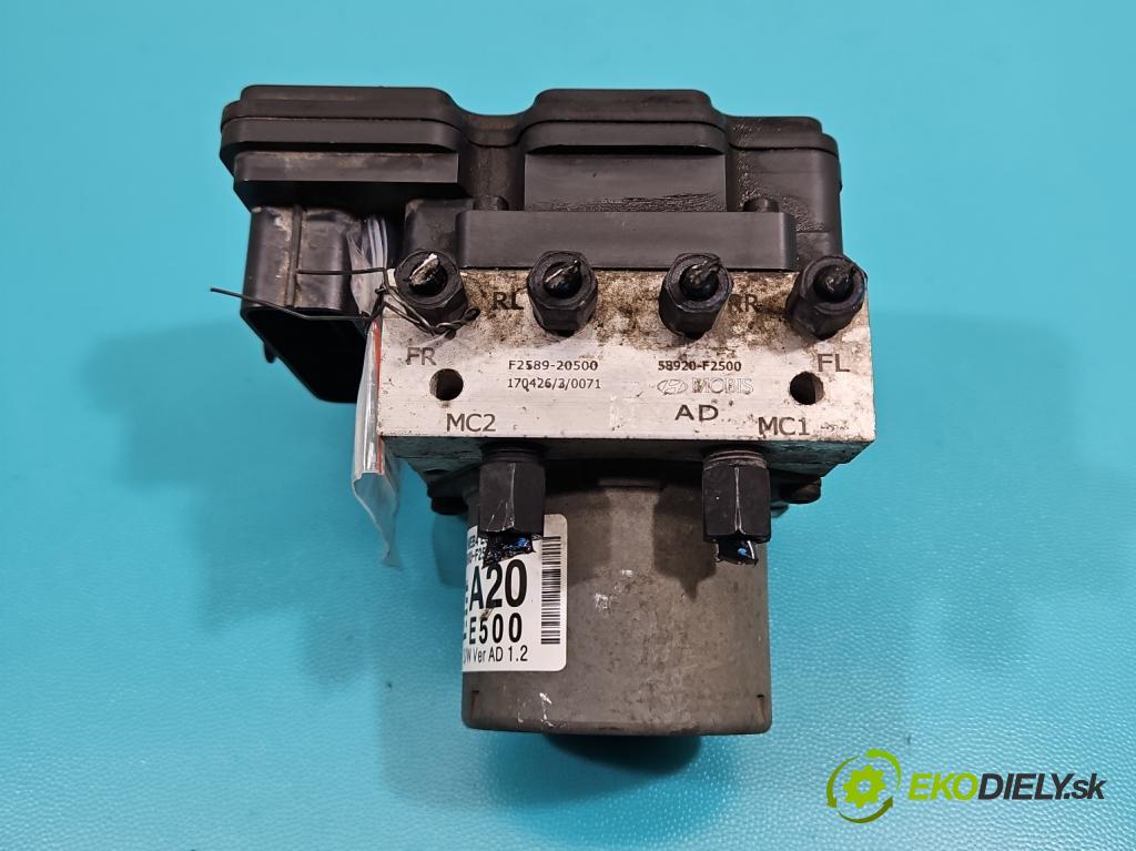 Hyundai Elantra VI 2015-2020 1.6 16v 128 HP manual 93.8 kW 1591 cm3 4- čerpadlo abs F2589-20500 (Pumpa ABS)