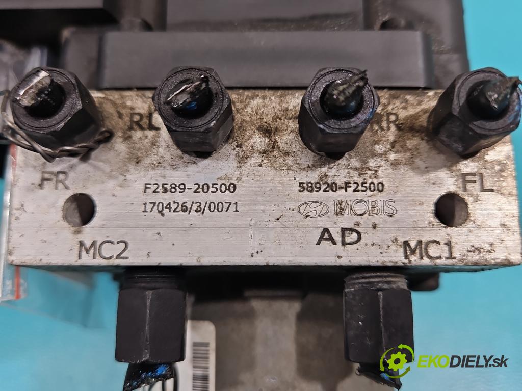 Hyundai Elantra VI 2015-2020 1.6 16v 128 HP manual 93.8 kW 1591 cm3 4- čerpadlo abs F2589-20500 (Pumpa ABS)