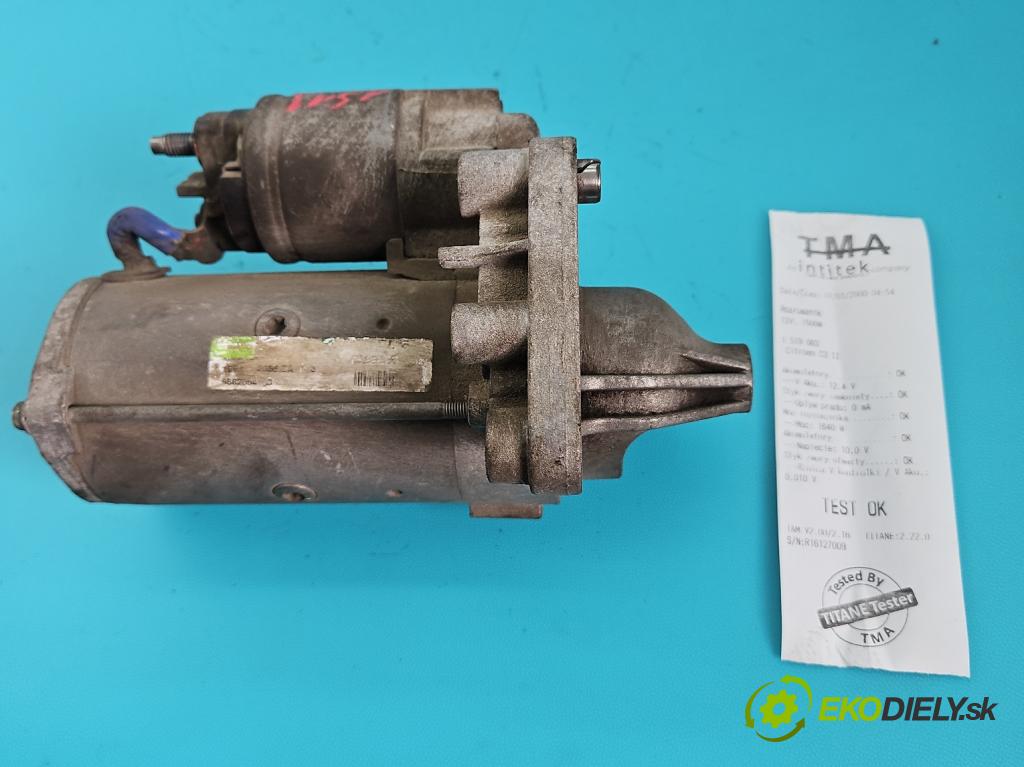 Citroen C3 II 2009-2016 1.6 hdi 92 HP manual 68 kW 1560 cm3 5- štartér 9662854180 (Štartér)