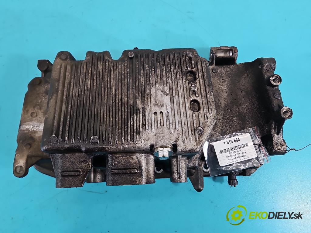 Opel Zafira B 2005-2014 1.9 CDTI 101 HP manual 74 kW 1910 cm3 5- vaňa olejová 55194355 (Olejová vaňa)