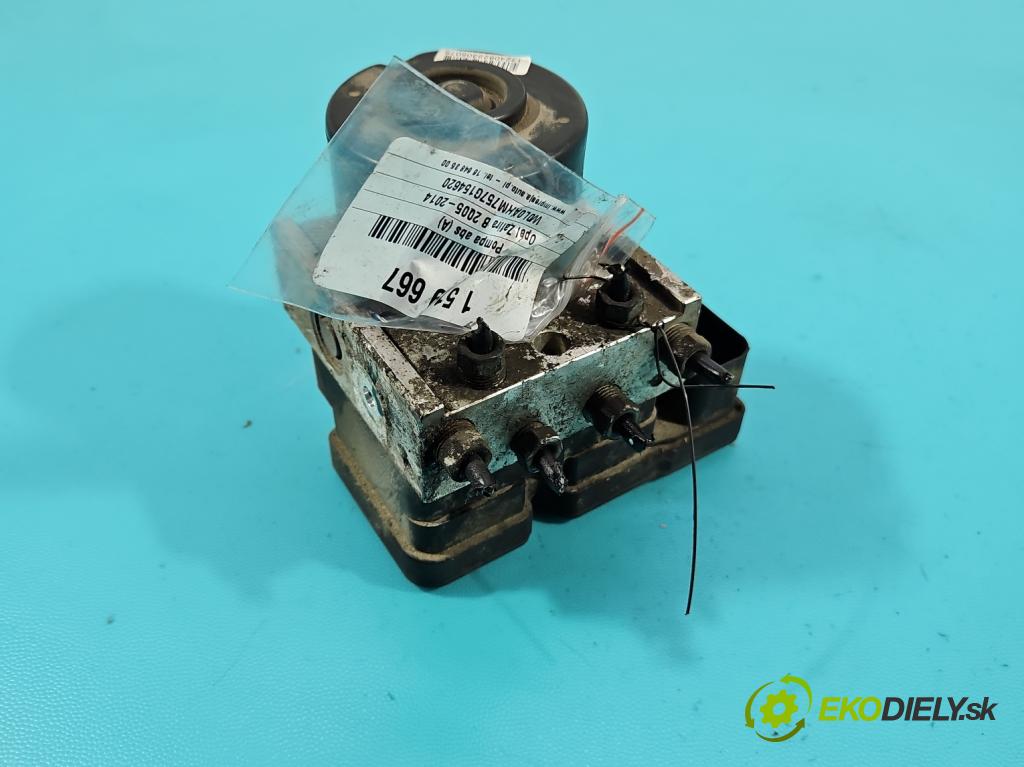 Opel Zafira B 2005-2014 1.9 CDTI 101 HP manual 74 kW 1910 cm3 5- čerpadlo abs 13246534 (Pumpa ABS)