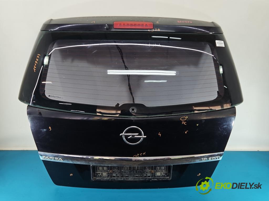 Opel Zafira B 2005-2014 1.9 CDTI 101 hp manual 74 kW 1910 cm3 5- zadní kufrové dveře  (Zadní kapota (kufr))