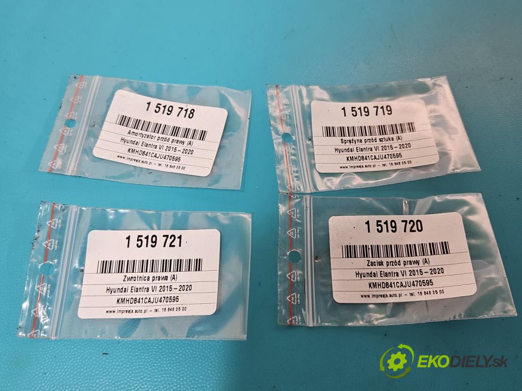 Hyundai Elantra VI 2015-2020 1.6 16v 128 HP manual 93.8 kW 1591 cm3 4- náboj pravé  (Náboj kolesa)