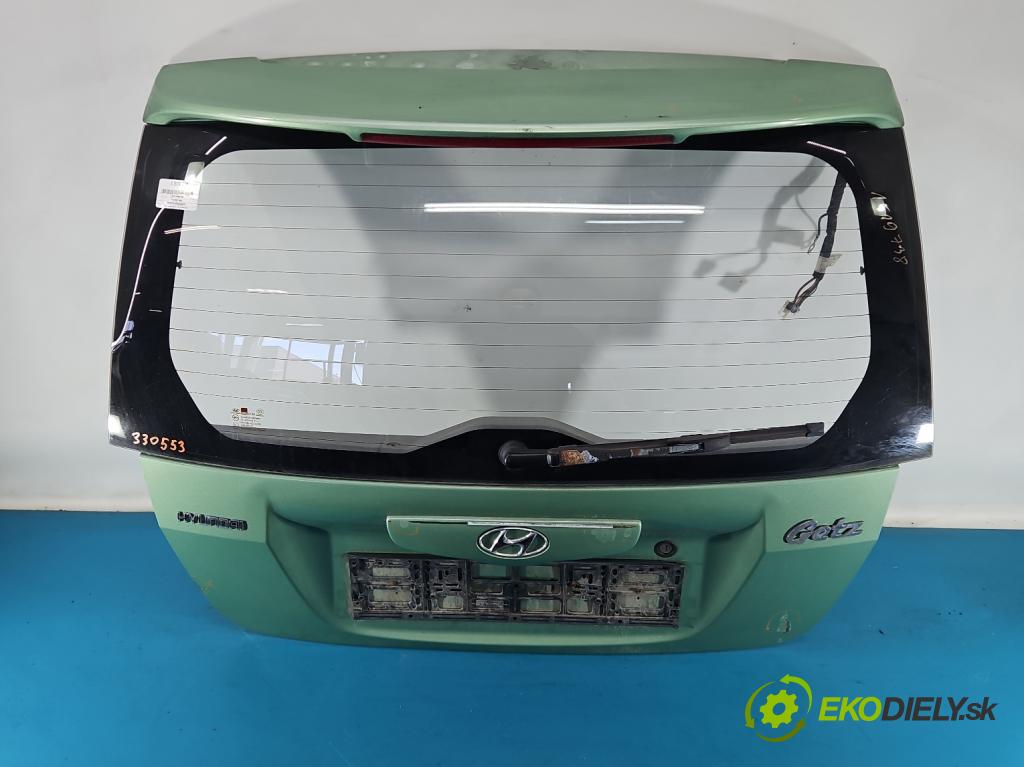 Hyundai Getz 1.3 12v 82 hp manual 60 kW 1341 cm3 3- zadní kufrové dveře  (Zadní kapota (kufr))