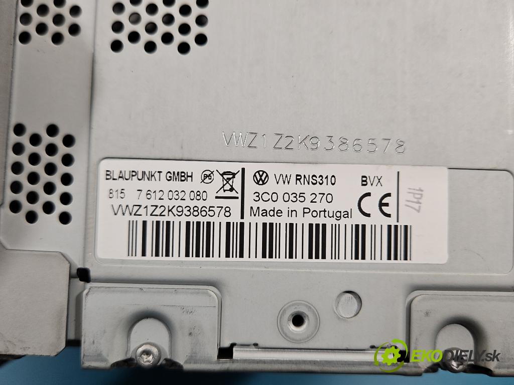 Vw Tiguan I 2007-2016 2.0d 140 HP manual 103 kW 1968 cm3 5- Radio originál 3C0035270