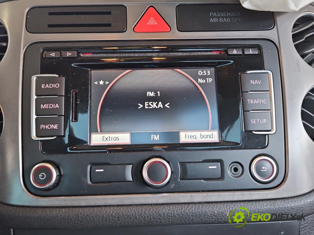 Vw Tiguan I 2007-2016 2.0d 140 HP manual 103 kW 1968 cm3 5- Radio originál 3C0035270