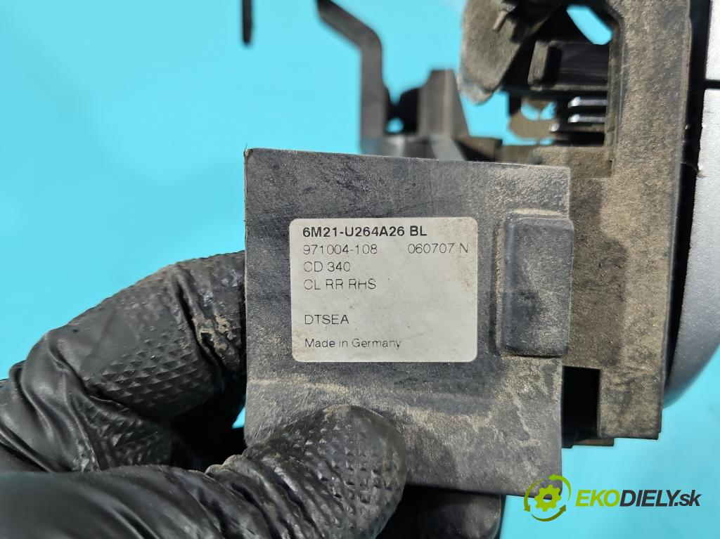 Ford S-max I 2006-2015 2.0 TDCI 140 hp manual 103 kW 1997 cm3 5- klika zadní pravé 6M21-U264A26-BL (Klika dveří ostatní)