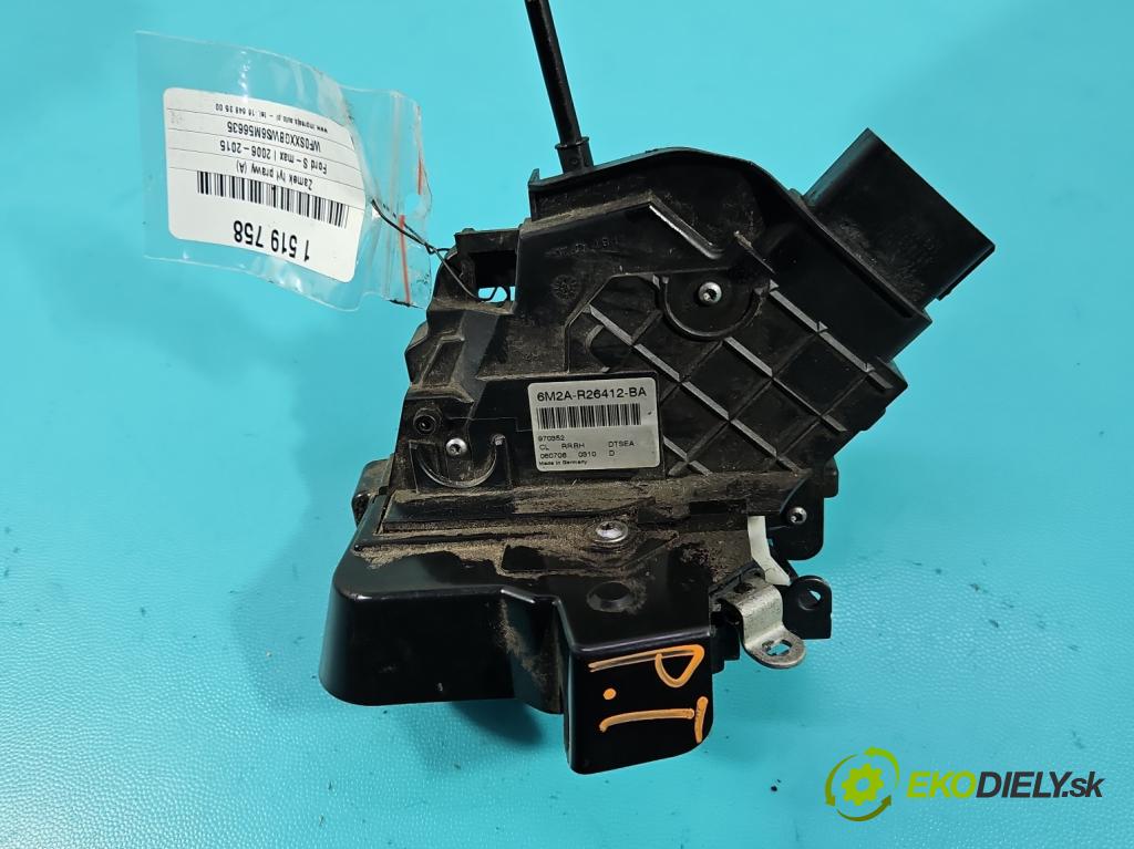 Ford S-max I 2006-2015 2.0 TDCI 140 HP manual 103 kW 1997 cm3 5- zámok zadné pravý 6M2A-R26412-BA