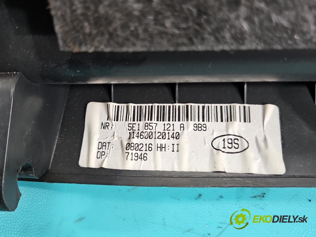 Skoda Octavia III 2013- 1.6 tdi 110 HP manual 81 kW 1598 cm3 5- kastlík 5E1857121A