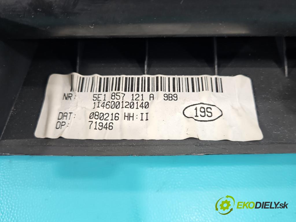 Skoda Octavia III 2013- 1.6 tdi 110 HP manual 81 kW 1598 cm3 5- kastlík 5E1857121A