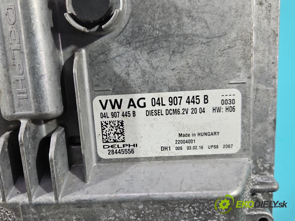 Skoda Octavia III 2013- 1.6 tdi 110 HP manual 81 kW 1598 cm3 5- riadiaca jednotka motora 04L907445B