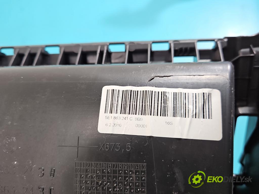 Skoda Octavia III 2013- 1.6 tdi 110 HP manual 81 kW 1598 cm3 5- operadlo 5E1863241C (Lakťová opierka)