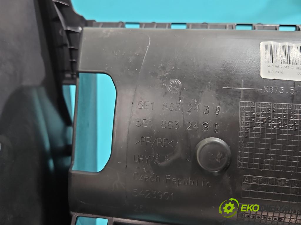 Skoda Octavia III 2013- 1.6 tdi 110 HP manual 81 kW 1598 cm3 5- operadlo 5E1863241C (Lakťová opierka)