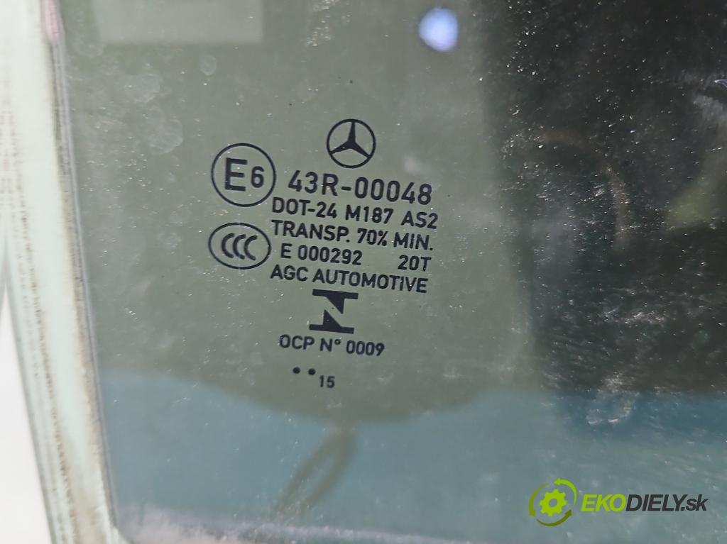 Mercedes A W176 2012-2018 1.5 CDI 109 hp manual 80 kW 1461 cm3 5- sklo dveře zadní pravé