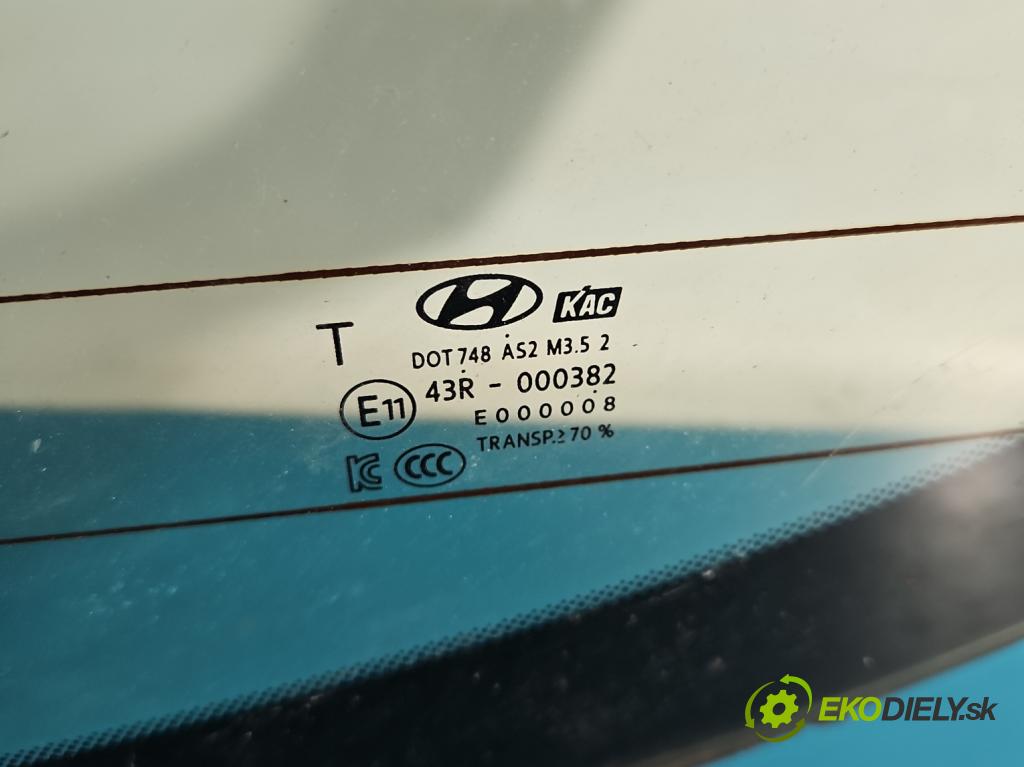 Hyundai Elantra VI 2015-2020 1.6 16v 128 hp manual 93.8 kW 1591 cm3 4- sklo zadní  (Zadní sklo)