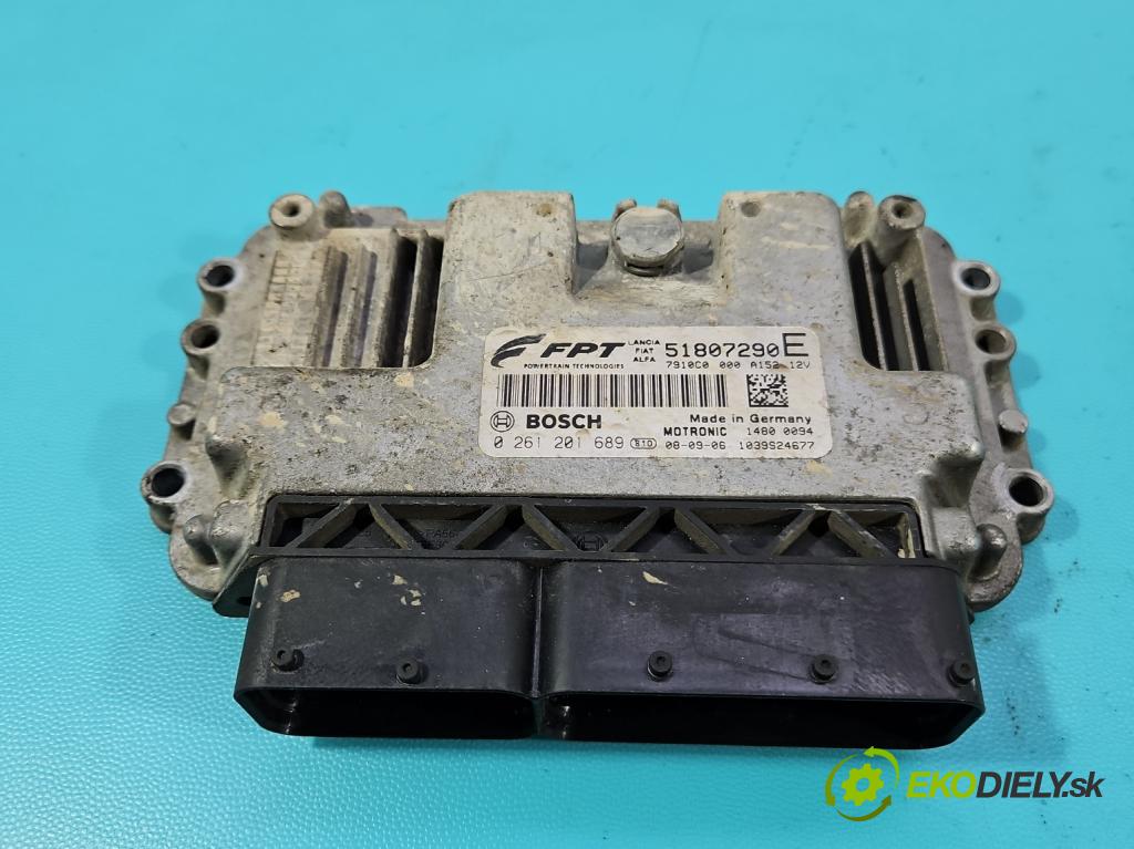 Fiat Linea 1.4 T 120 HP manual 88 kW 1368 cm3 4- riadiaca jednotka motora 0261201689
