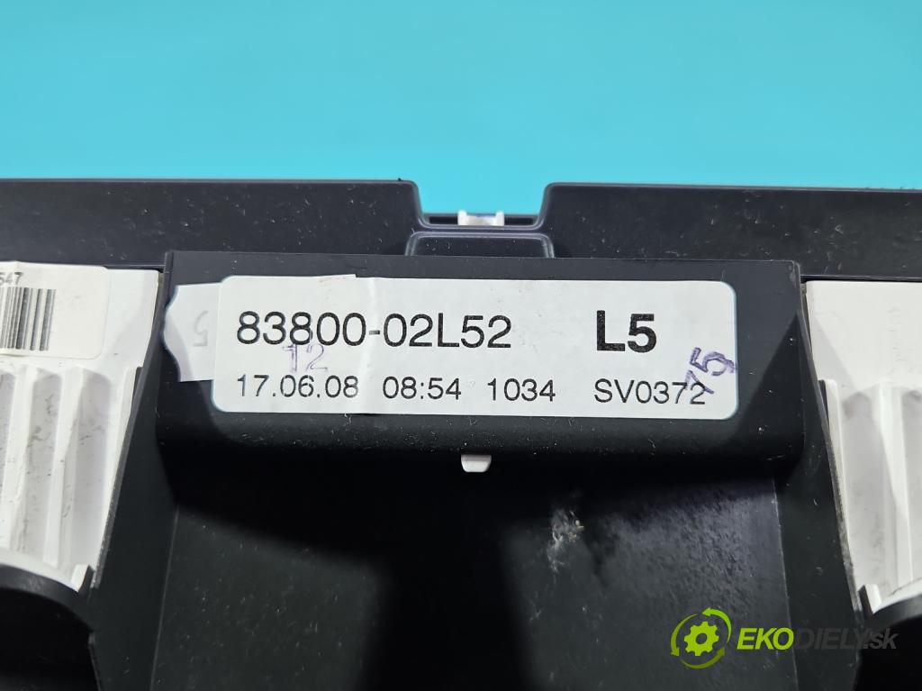 Toyota Auris I 2006-2013 1.6 VVTI 124hp manual 91 kW 1598 cm3 5- prístrojovka/ budíky 83800-02L52 (Prístrojová doska)