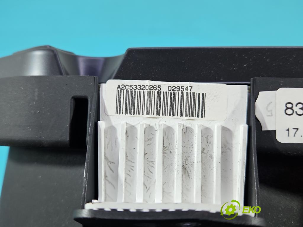 Toyota Auris I 2006-2013 1.6 VVTI 124hp manual 91 kW 1598 cm3 5- prístrojovka/ budíky 83800-02L52 (Prístrojová doska)