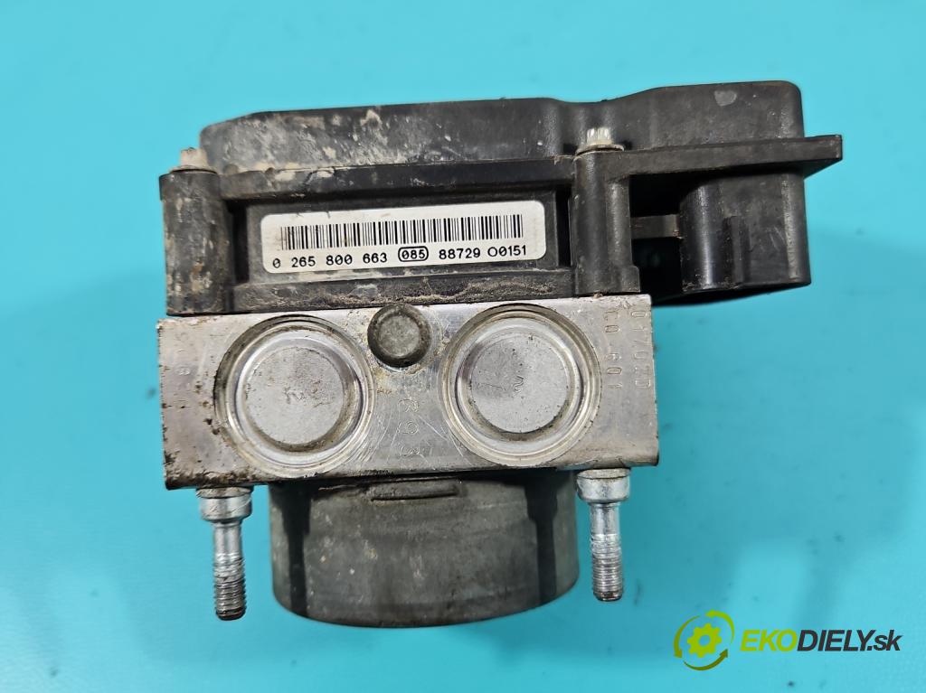 Fiat Linea 1.4 T 120 HP manual 88 kW 1368 cm3 4- čerpadlo abs 0265231999 (Pumpa ABS)