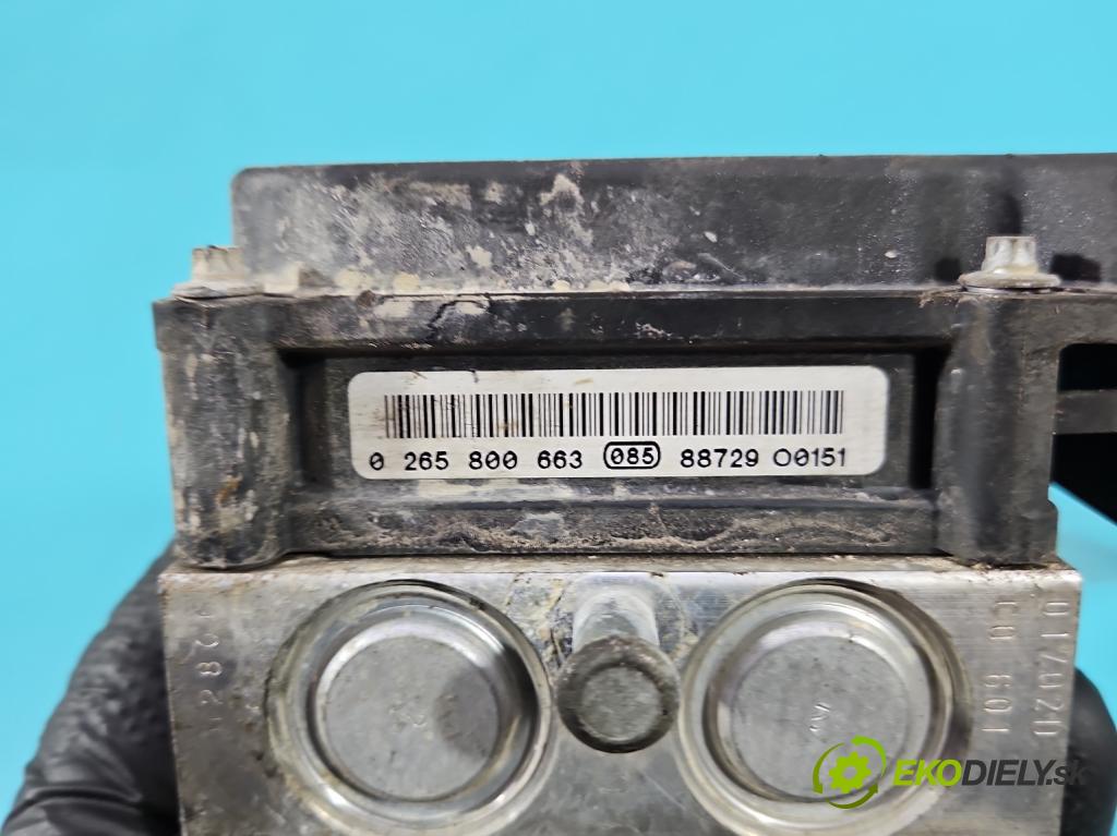 Fiat Linea 1.4 T 120 HP manual 88 kW 1368 cm3 4- čerpadlo abs 0265231999 (Pumpa ABS)