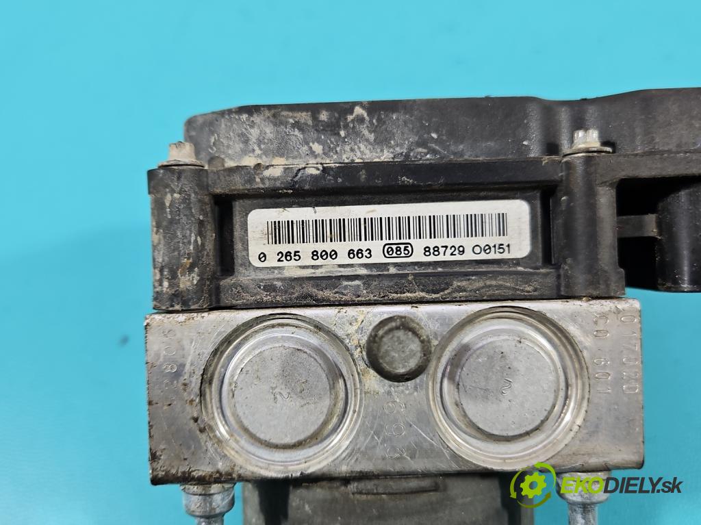 Fiat Linea 1.4 T 120 HP manual 88 kW 1368 cm3 4- čerpadlo abs 0265231999 (Pumpa ABS)