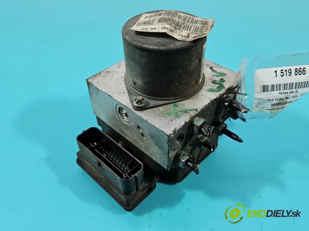 Ford Galaxy Mk2 2006-2015 2.0 TDCI 131 HP manual 96 kW 1997 cm3 5- čerpadlo abs 6G91-2C405-AH (Pumpa ABS)