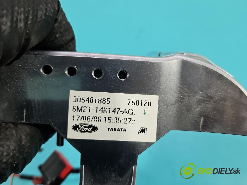 Ford S-max I 2006-2015 2.0 TDCI 140 HP manual 103 kW 1997 cm3 5- prepínač multifunkční: řízení: 6M2T-14K147-BF (Prepínacie páčky pod volantom)