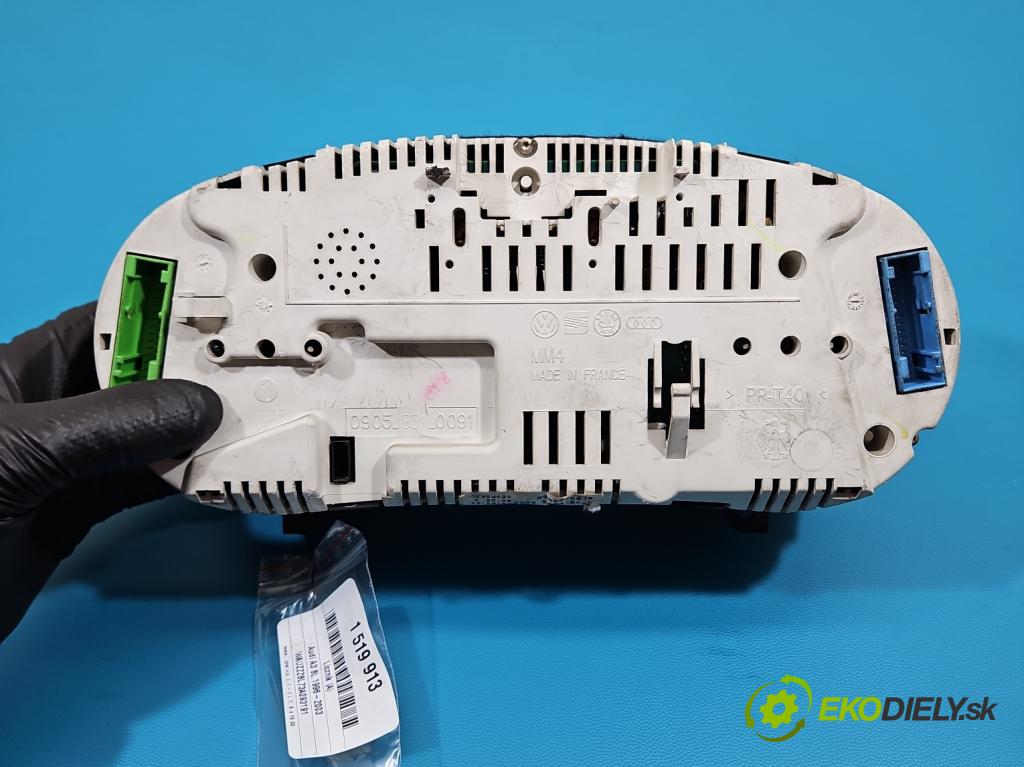 Audi A3 8L 1996-2003 1.9 TDI 101 HP automatic 74 kW 1896 cm3 5- prístrojovka/ budíky 8L0920900M (Prístrojová doska)