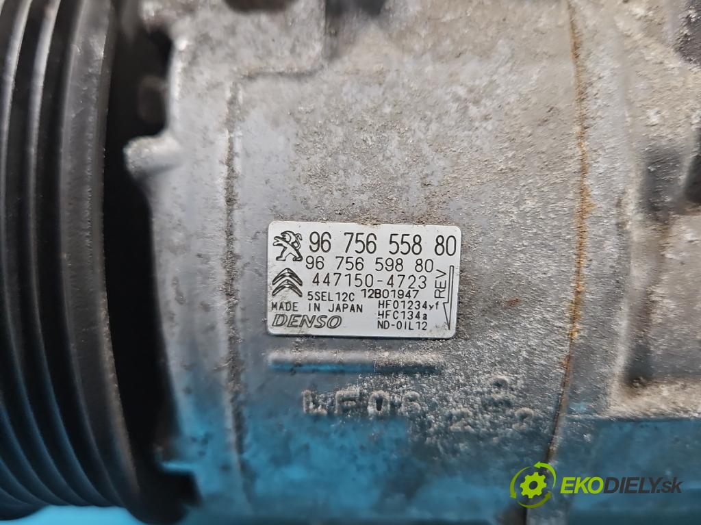 Citroen C4 Grand Picasso II 2013-2022 2.0 HDI 163 HP automatic 120 kW 1997 cm3 5- Kompresor: klimatizácie 9675655880 (Kompresor klimatizácie)