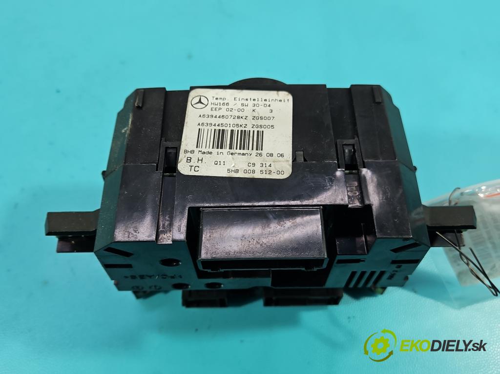 Mercedes Vito W639 2003-2014 2.2 cdi (646982) 150 HP manual 110 kW 2148 cm3 5- panel kúrenia A6394460728KZ