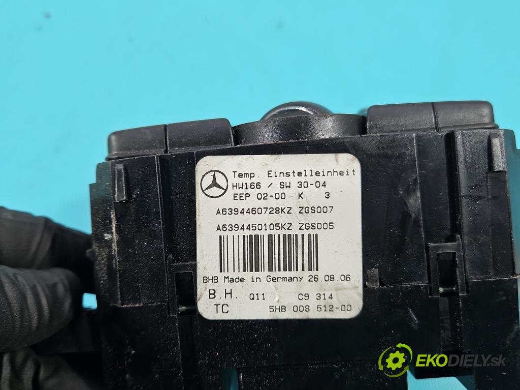 Mercedes Vito W639 2003-2014 2.2 cdi (646982) 150 HP manual 110 kW 2148 cm3 5- panel kúrenia A6394460728KZ