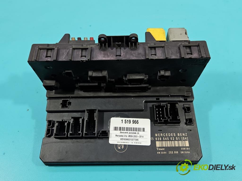 Mercedes Vito W639 2003-2014 2.2 cdi (646982) 150 HP manual 110 kW 2148 cm3 5- riadiaca jednotka komfortu 6395450201