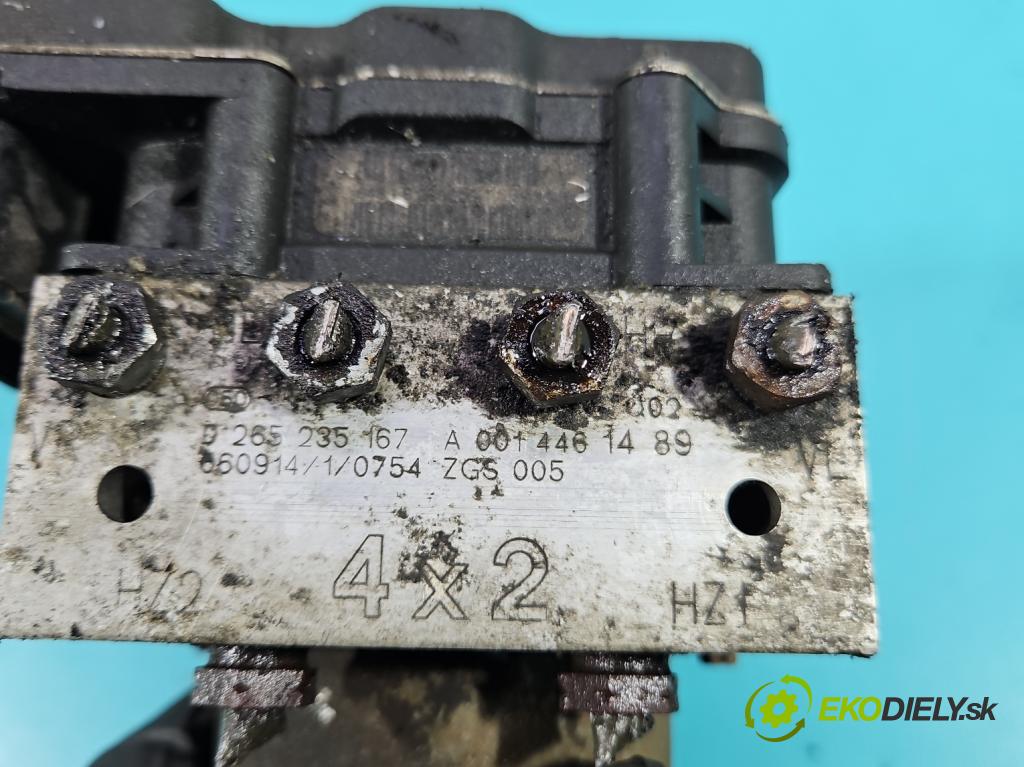 Mercedes Vito W639 2003-2014 2.2 cdi (646982) 150 HP manual 110 kW 2148 cm3 5- čerpadlo abs 0265235167 (Pumpa ABS)