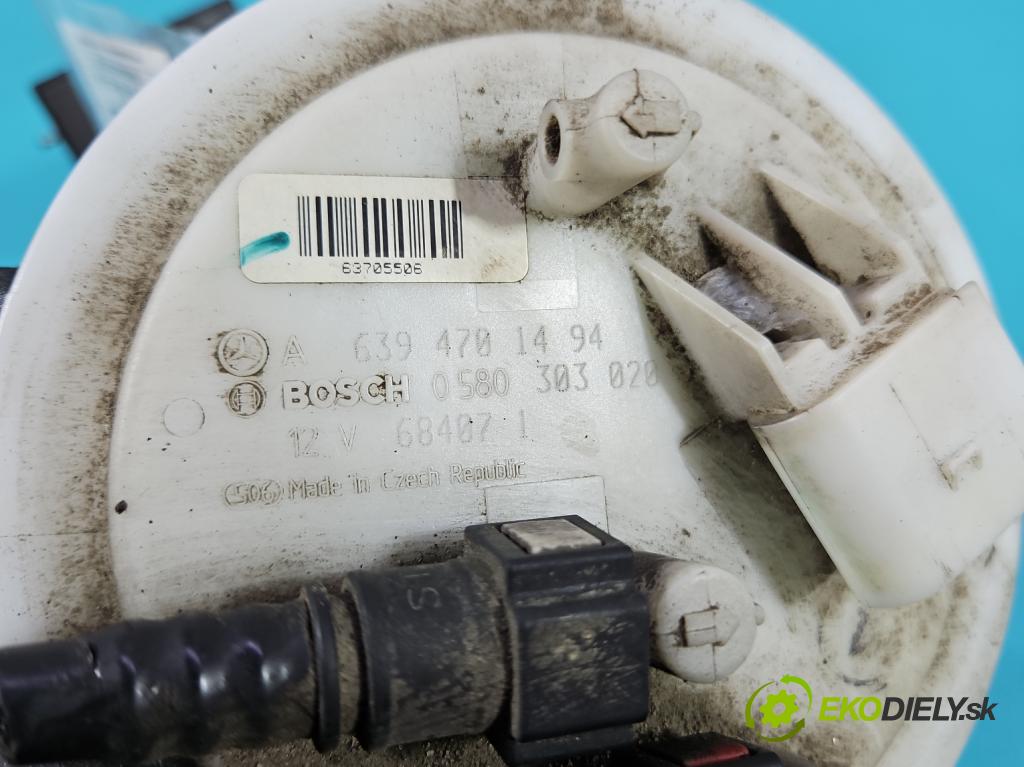 Mercedes Vito W639 2003-2014 2.2 cdi (646982) 150 hp manual 110 kW 2148 cm3 5- čerpadlo paliva A6394701494