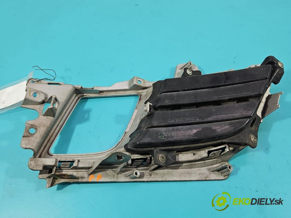 Mazda 6 II GH 2007-2012 2.0 citd 140 hp manual 103 kW 1998 cm3 5- Zaślepka: mřížka: nárazníku pravé GS7T-50C11