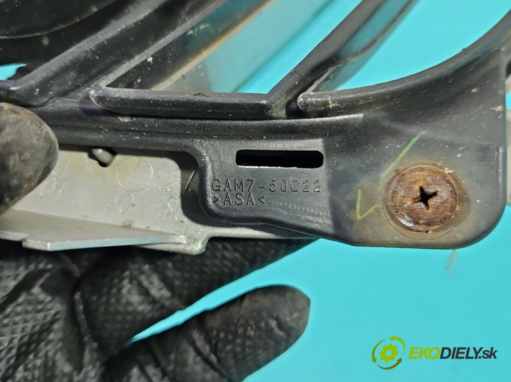 Mazda 6 II GH 2007-2012 2.0 citd 140 hp manual 103 kW 1998 cm3 5- Zaślepka: mřížka: nárazníku levé GS7T-50C21