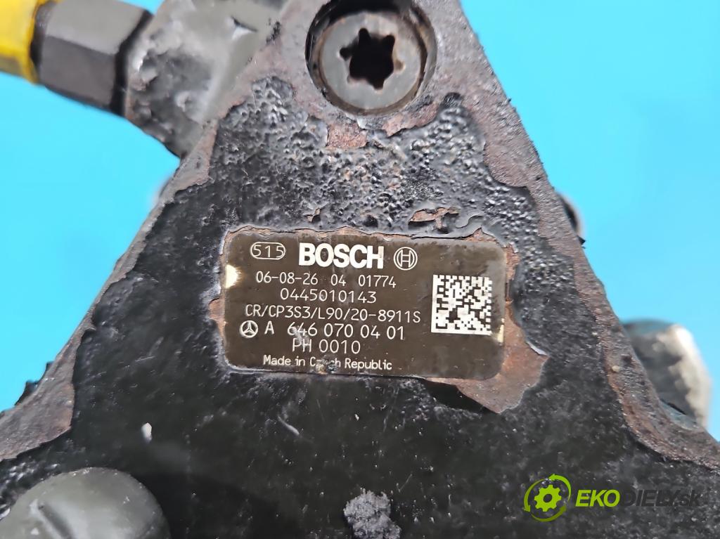 Mercedes Vito W639 2003-2014 2.2 cdi (646982) 150 HP manual 110 kW 2148 cm3 5- čerpadlo vstrekovacia 0445010143 (Vstrekovacie čerpadlo)