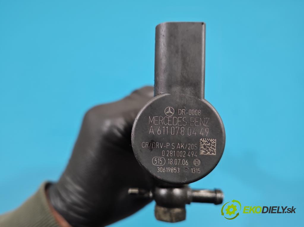 Mercedes Vito W639 2003-2014 2.2 cdi (646982) 150 HP manual 110 kW 2148 cm3 5- lišta vstrekovacia 0445214038 (Vstrekovacia lišta)