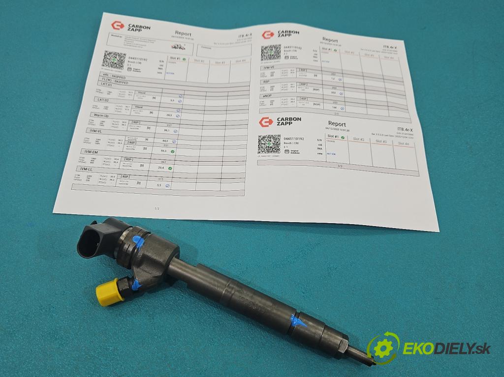 Mercedes Vito W639 2003-2014 2.2 cdi (646982) 150 HP manual 110 kW 2148 cm3 5- vstrek 0445110192 (Vstrekovač paliva)