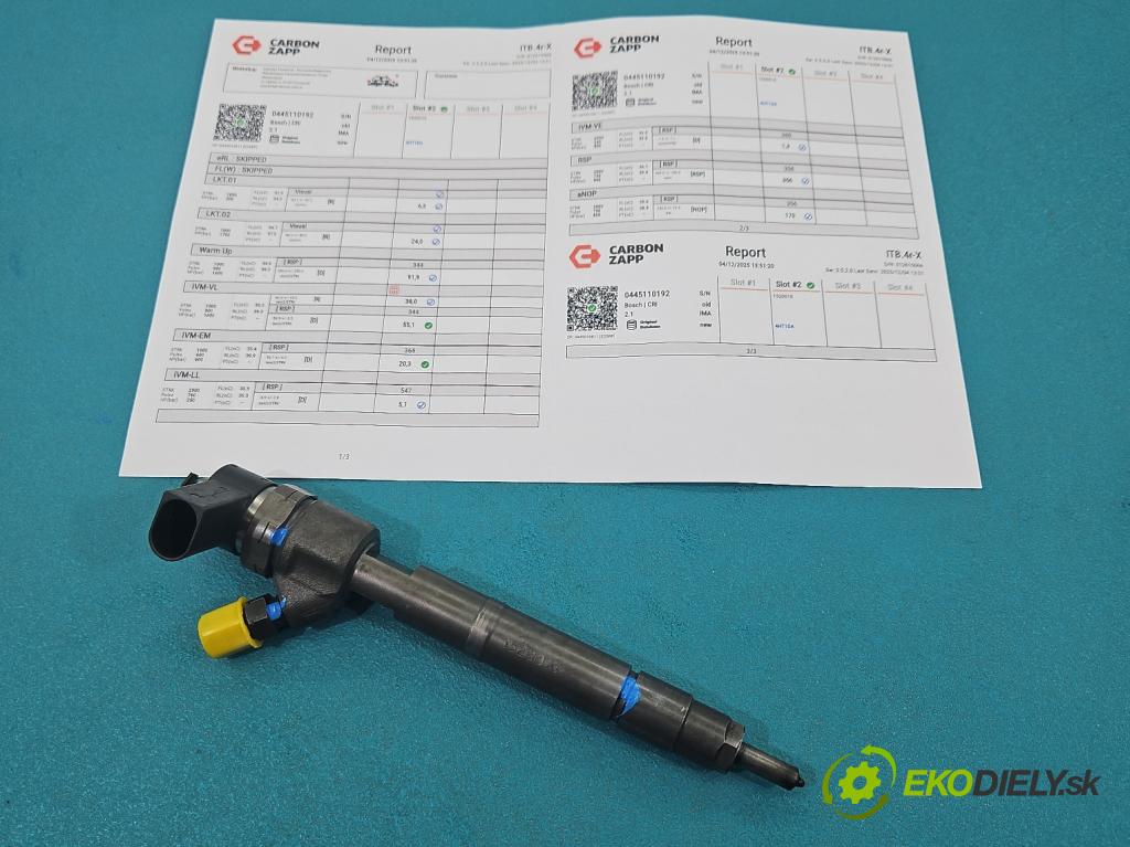 Mercedes Vito W639 2003-2014 2.2 cdi (646982) 150 HP manual 110 kW 2148 cm3 5- vstrek 0445110192 (Vstrekovač paliva)