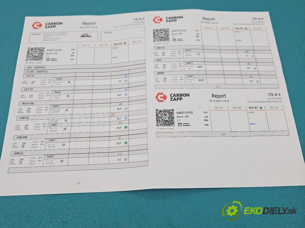 Mercedes Vito W639 2003-2014 2.2 cdi (646982) 150 HP manual 110 kW 2148 cm3 5- vstrek 0445110192 (Vstrekovač paliva)